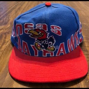 Vintage Jayhawks Snapback Hat.